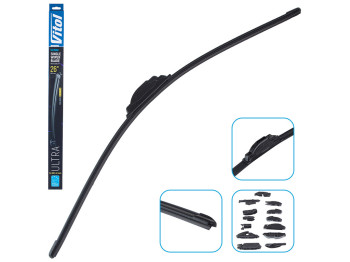 Щітка склоочищувача безкаркасна VITOL ULTRA 26", 65см, 13 адаптерів (VU-26650)