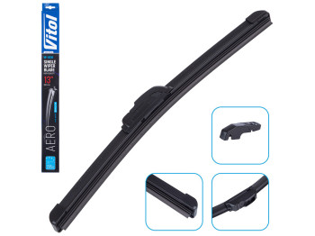 Щітка склоочищувача безкаркасна VITOL AERO 13" 33см (VB-13330)