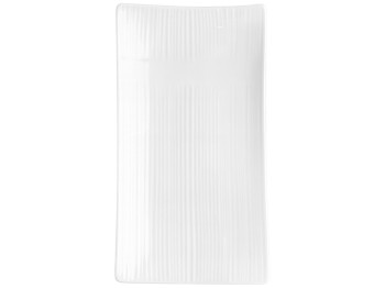 Блюдо прямокутне Extra White, порцеляна, 23,5×11см, колір білий