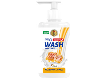 Рідке крем-мило Pro Wash Молоко та мед, 470г 01171