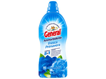 Концентрований кондиціонер для білизни General Fresca Primavera, 1,425л, 95 прань