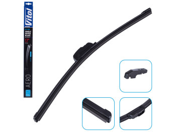 Щітка склоочищувача безкаркасна VITOL AERO 17" 43см (VB-17430)