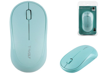 Бездротова Миша TWolf Q18 2.4G Колір Блакитний