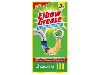 Саше Elbow Grease для прочистки труб, 3×25 г.