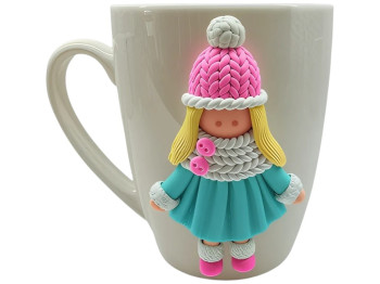 Чашка Limited Edition Dream Baby B, фарфор, 340мл, цвет белый