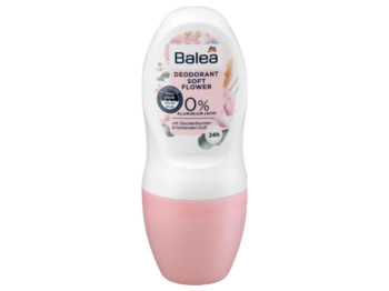 Дезодорант роликовый Balea soft flower, без алюминия, аромат гортензия и дзвоник, 50 мл