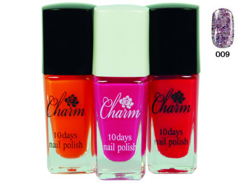 Лак для ногтей Colour intense NP-801 Charm  №009 блестки 9,5мл