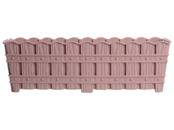 Горщик для квітів Violet House 1062 Bamboo Pink з дренажем, 65см, 8690070513085