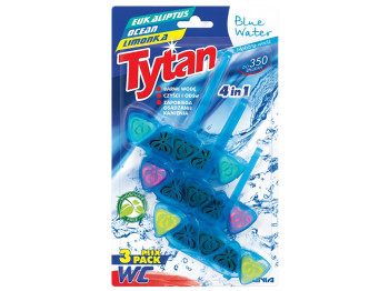 Блок для унитаза Tytan Professional 4в1 Blue Water, 3×40г