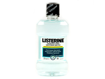 Ополаскиватель для рта Listerine "Сильные зубы, здоровые десна" 250мл