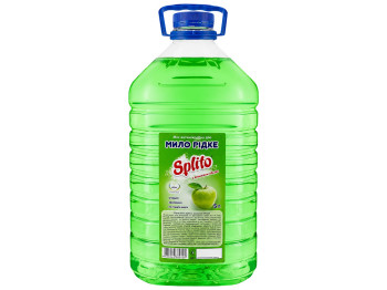 Жидкое мыло для рук Splito Зелёное яблоко, антимикробное, 5 л