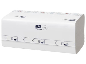 Полотенце бумажное Tork PeakServe Universal, 1 слой, 410шт, белое, Н5