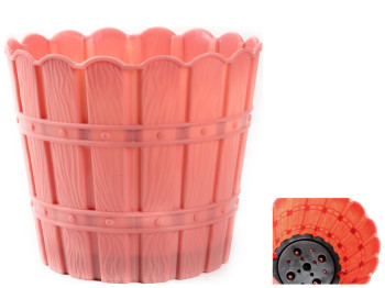 Горшок для цветов Violet House Bamboo Coral, с дренажем, 3л, 8690071233869