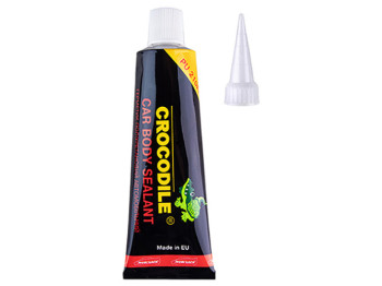 Герметик для швів Crocodile, 60мл, білий, туба (60W)