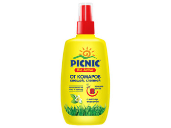 Лосьон от комаров и клещей Picnic Bio Active 100мл