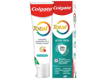 Зубная паста Colgate Тотал 12, Эктив фреш, 75мл
