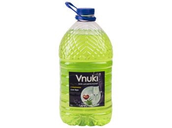 Средство для мытья посуды Vnuki "Алоэ" с глицерином 5л