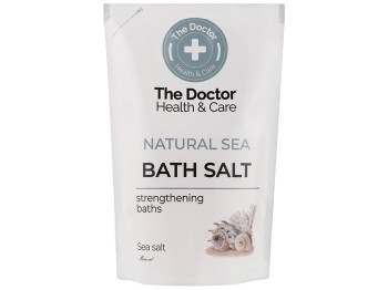Сіль для ванн The Doctor, морська натуральна, 500г, дойпак