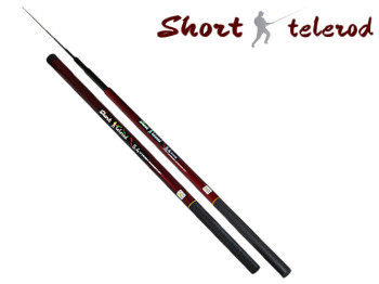 Удочка безколечная Sams fish "Short" стекловолокно, 12 секций 7,2м (в сложенном виде 63см)