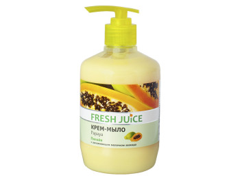 Крем-мило рідке Fresh Juice із зволожуючим молочком авокадо "Papaya" папайя 460мл