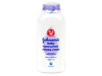 Присипка дитяча перед сном Johnson's Baby "Лаванда і ромашка" 100гр