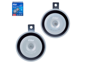 Сигнал електромагнітний дисковий VITOL, CA-1195, 12V, 95мм