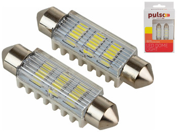 Лампа Pulso софітні LED SV8.5 T11x41мм, 6 SMD-5730, 9-18v, 100Lm (ціна за 2шт) (LP-64041)