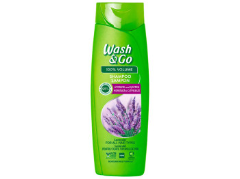 Шампунь Wash and Go с экстрактом лаванды, для всех типов волос, 200 мл