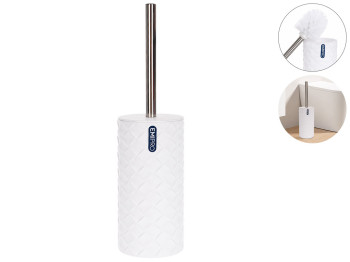 Ершик для туалета Emipro, ABS-пластик, 34x9,2 см, цвет белый