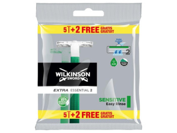 Бритва Wilkinson Sword Extra 2 Essential Sensitive чоловіча, одноразова, 2 леза (ціна за упаковку)