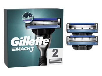 Бритва Gillette Mach3 Sensitive + 3 змінні картриджі (2+1 у подарунок)