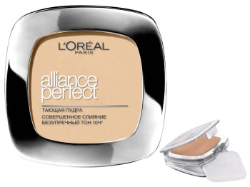 Пудра компактна для обличчя LOreal Paris "Alliance Perfect" D5 (бежево-золотистий) 9г