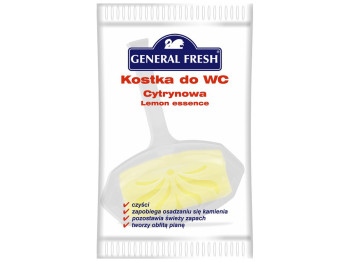Блок для унитаза ароматический General Fresh "Лимонный" в полиэтилене 35г 3402209000