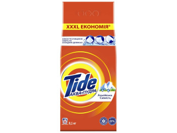 Стиральный порошок Tide Аква-Пудра, Альпийская свежесть, 8,1кг