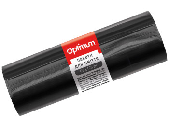 Пакети для сміття Pro service Optimum, 120л, 20шт, 70х105см, чорний LD