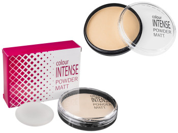 Пудра компактная Colour Intense Powder Matt тепло бежевая, оттенок 02 20г