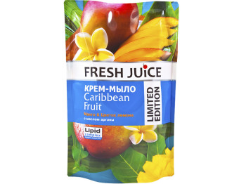 Крем-мыло Fresh Juice "Caribbean Fruit" Карибский фрукт дой-пак 460 мл