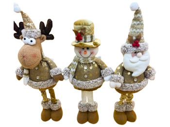 Фігура новорічна Santa&Co, 60см, ноги-телескоп