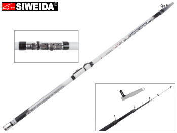 Удочка Siweida "Smart" композит, 5 колец, 4-секционная 4м, 5-25г