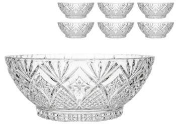 Набір салатників Helios Кристаліт, скляні, 6 шт