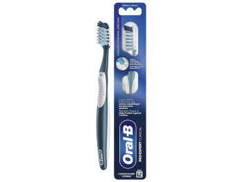 Щітка зубна Oral-B Pro-Expert, середня жорсткість, пластик, нейлон, колір зелено-білий