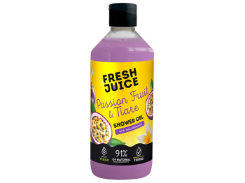 Гель для душа Fresh Juice, Passion Fruit & Tiare, с маслом макадамии, аромат фруктовый, 473мл