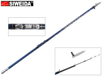 Удочка Siweida "Aston" карбон IM7, 6 колец, 4-секционная 4м, 5-25г