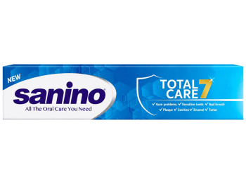 Зубна паста Sanino Total Care 7, комплексний догляд