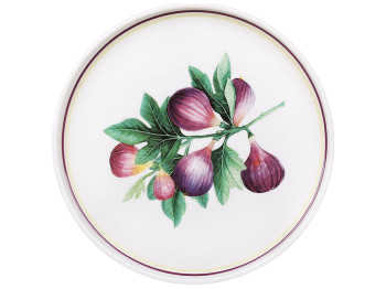 Тарілка Fig Velvet, порцелянова, різнокольорова, 20×1,8 см
