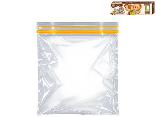 Пакети для зберігання продуктів Teddy Island із подвійною застібкою Zip-Lock, 28×27 см, 15 шт