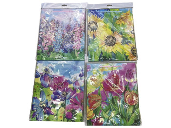Пакет подарочный бумажный L Flower garden, 31х42х12см