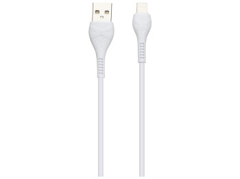 Кабель USB Hoco X37 Cool Power Charging Lightning Колір Бiлий