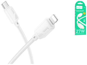 Кабель USB Hoco X113 Type-C to Lightning PD27W Колір Бiлий