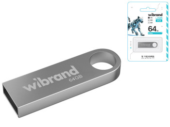 USB флеш-накопичувач Wibrand 64gb Puma Колір Срібло